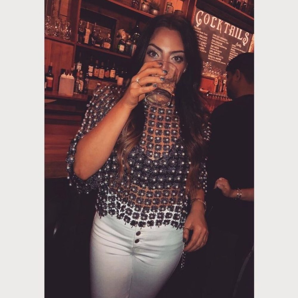 Pearl Studded Top
